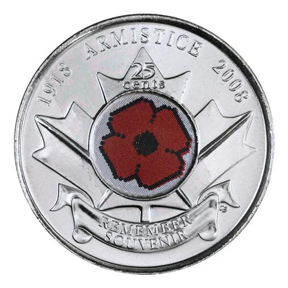 2008 Canada - Armistice Day – Poppy Maple Leaf
