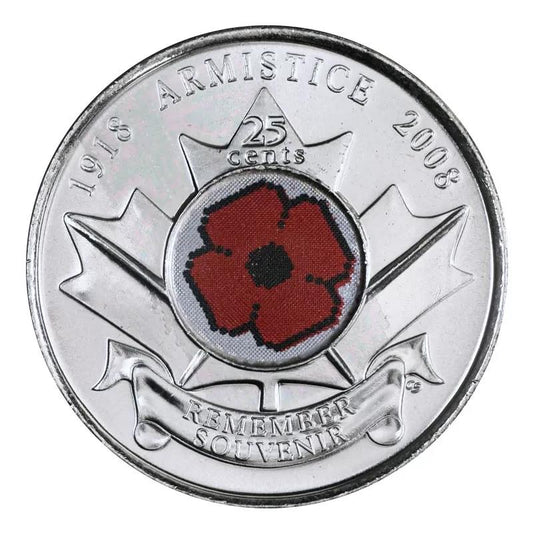 2008 Canada - Armistice Day – Poppy Maple Leaf