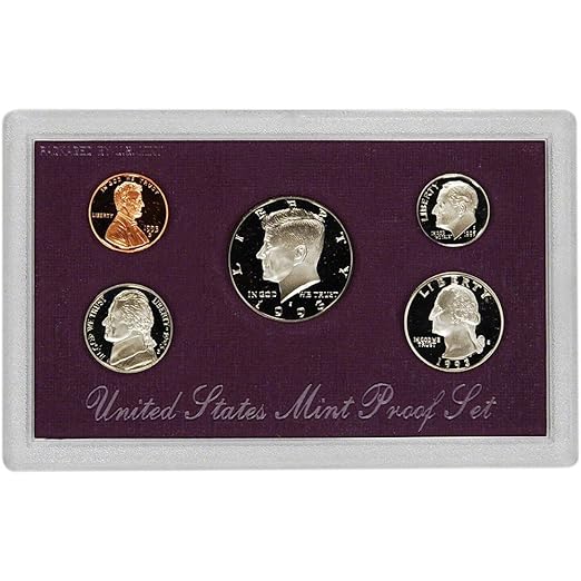 1993 USA - 5 Coins Mint Proof Set