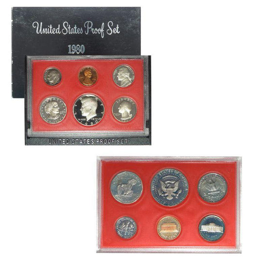 1980 USA - 5 Coins Mint Proof Set