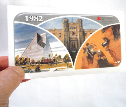 1982 Canada - $1, 50c, 25c, 10c, 5c & 1c - 6 Coin Set