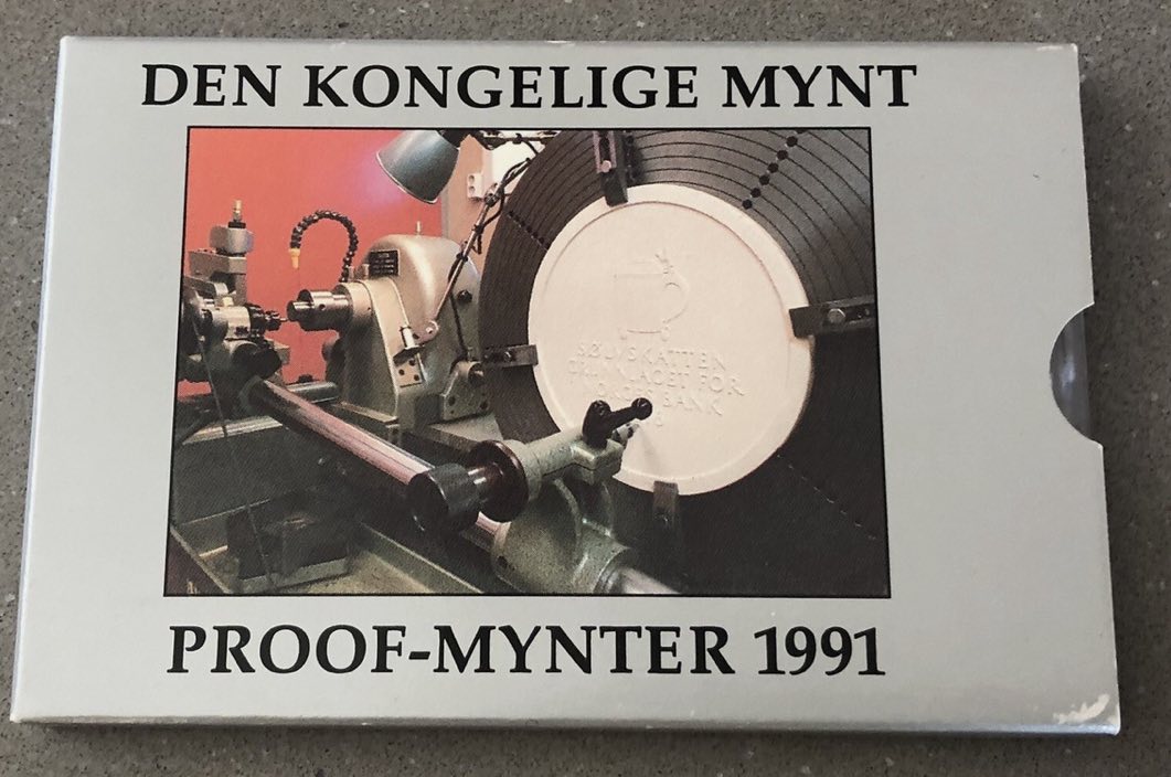 1991 Norway - 5 Kroner & 1 Kroner - Coins of Norway