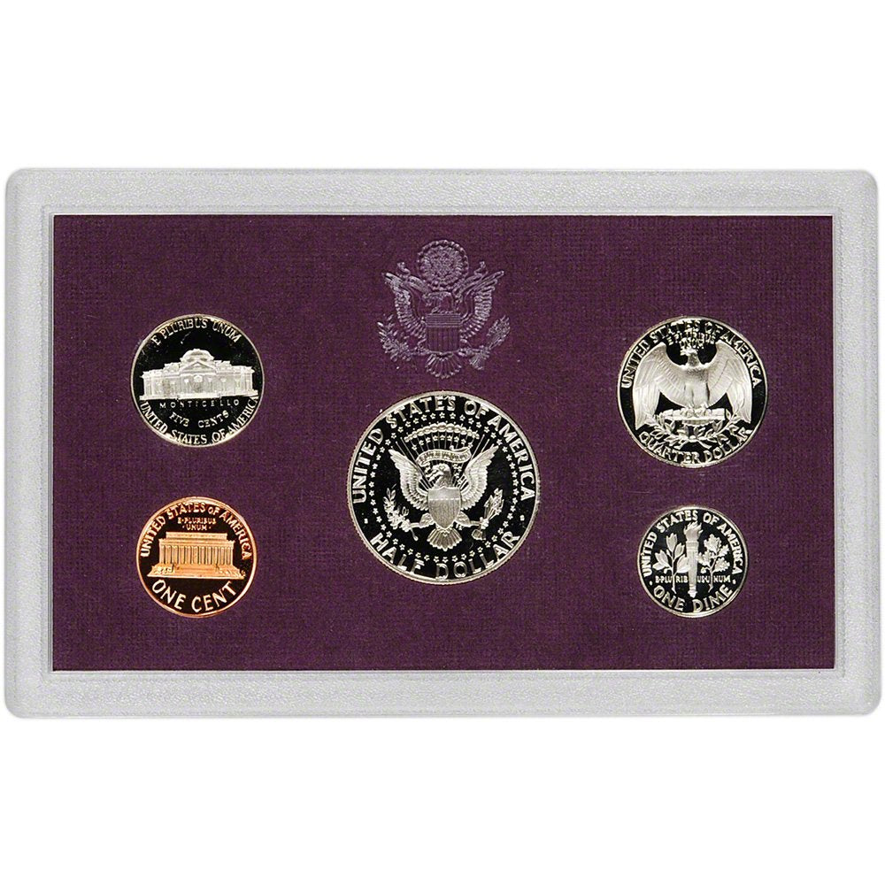 1992 USA - 5 Coins Mint Proof Set