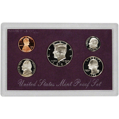 1992 USA - 5 Coins Mint Proof Set