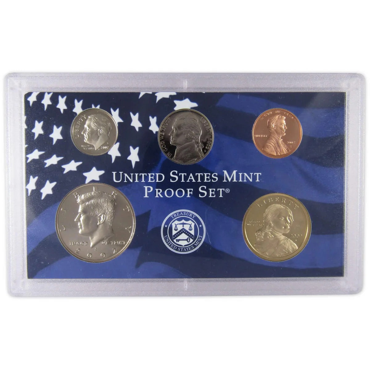 2002 USA - 10 Coins Mint Proof Set with COA