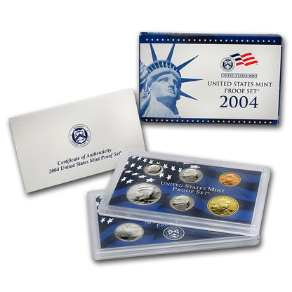 2004 USA - 11 Coins Mint Proof Set