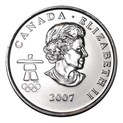 2007 Canada - 25 Cents - Vancouver 2010 Winter Olympics - Alpine Skiing