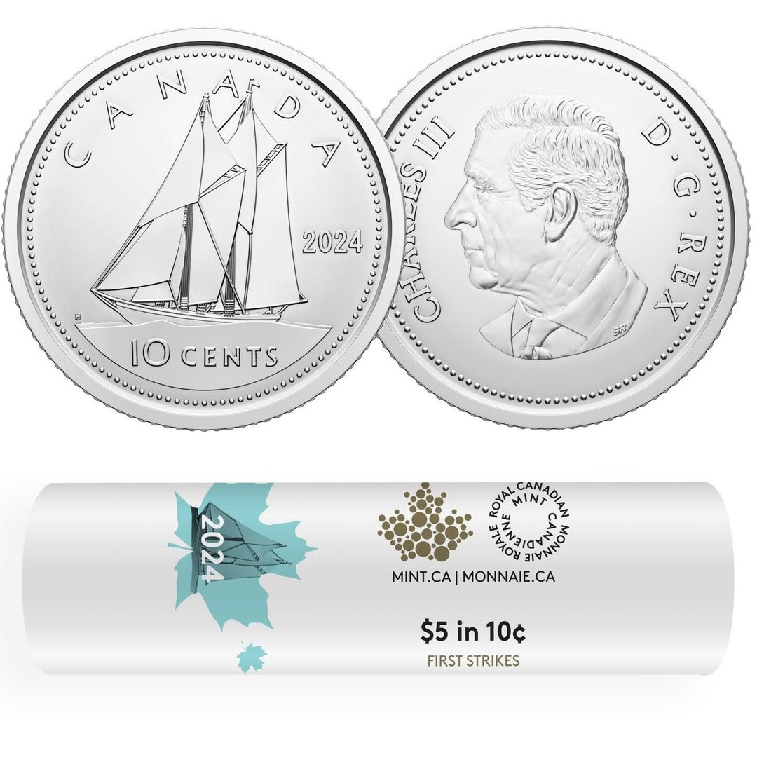 2024 Canada First Strikes – 10 Cents Special Wrapped Roll