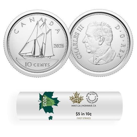 2025 Canada First Strikes – 10 Cents Special Wrapped Roll