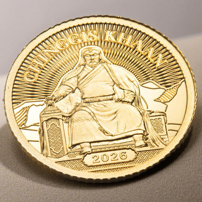 2026 Mongolia - 1000 Togrog - Chinggis Khaan – 0.5 g Gold Coin