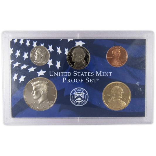 2001 USA - 10 Coins Mint Proof Set with COA