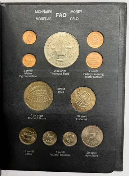 1974–1975 - FAO Coin Album – 38 Coins + 4 Stamps