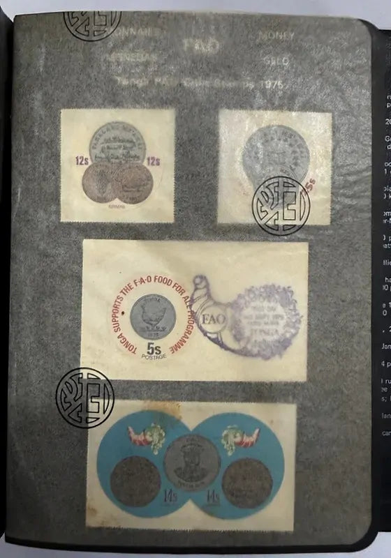 1974–1975 - FAO Coin Album – 38 Coins + 4 Stamps