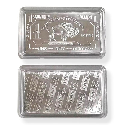 1 Troy Ounce .999 Fine Aluminium Bullion Bar