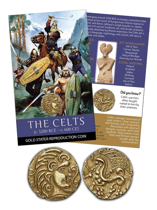 THE CELTS – Gold Stater Reproduction Coin