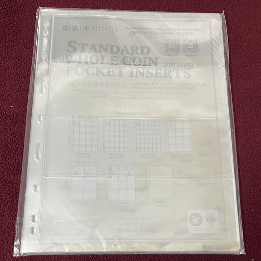 Transparent Sheets To Store Currency Notes and Stamps - 4 Grid image 0