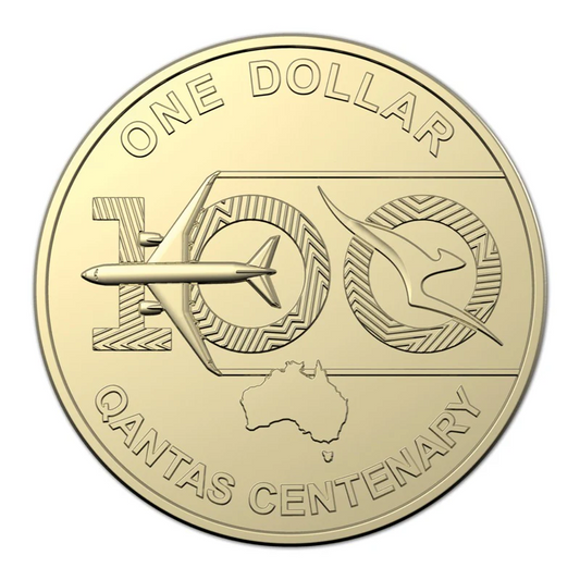 2020 Australia – 1 Dollar – Qantas Centenary Commemorative Coin