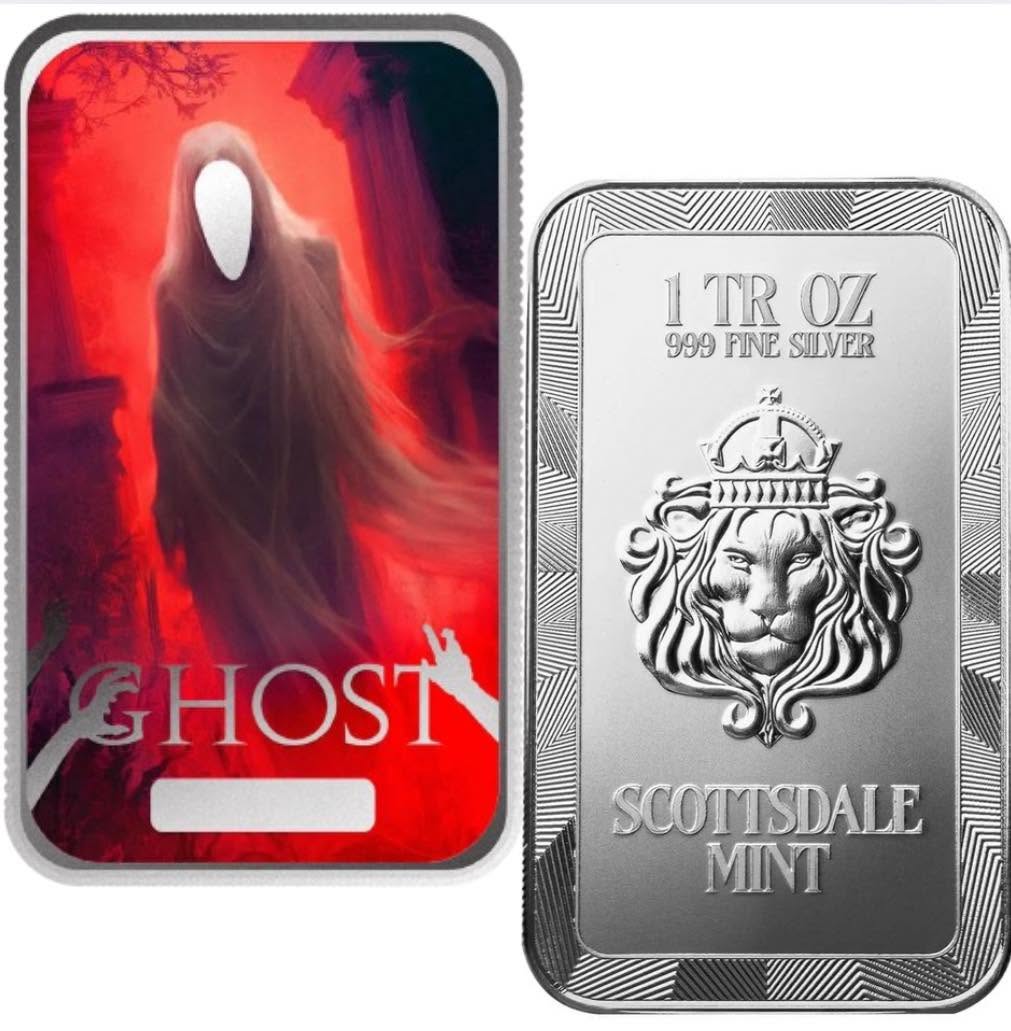 1 Oz Ghost - Scottsdale Monsters Series