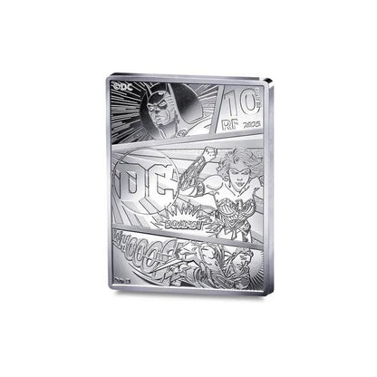 2025 France - DC Comics Series - Superman 90 Years Rectangular Color Coin in Original Paris Mint Pack image 2