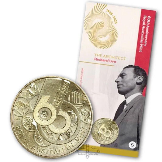 2025 Australia - 1 Dollar - 60th Anniversary of the Royal Australian Mint – Architect Card