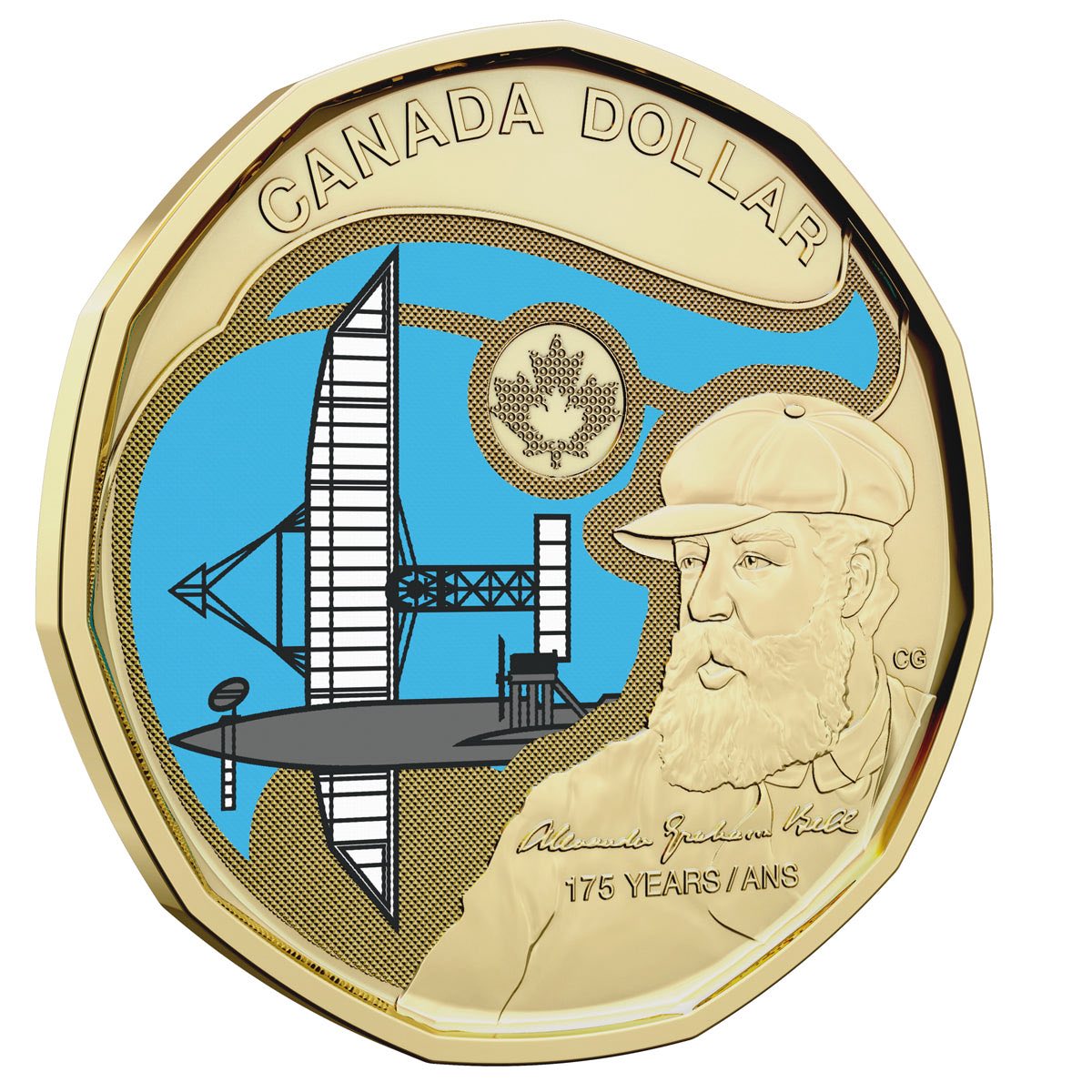2022 Canada - 5 ¢, 10 ¢, 25 ¢, $1 & $2 - 175th Anniversary of the Birth of Alexander Graham Bell