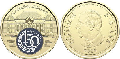 2025 Canada - 1 Dollar - 150th Anniversary of the Supreme Court of Canada