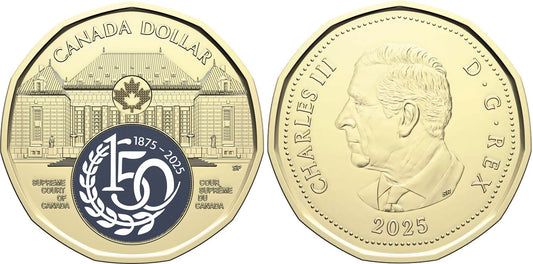 2025 Canada - 1 Dollar - 150th Anniversary of the Supreme Court of Canada