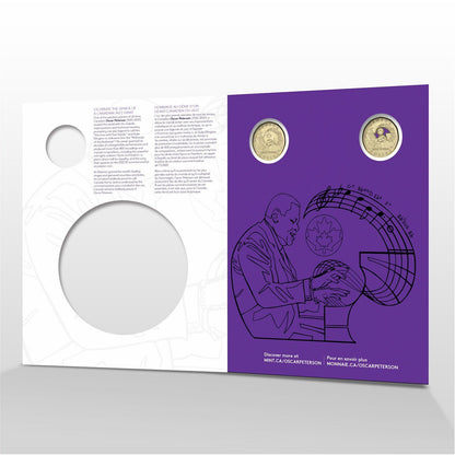 2022 Canada - 5 ¢, 10 ¢, 25 ¢, $1 & $2 - Oscar Peterson – Celebrating a Canadian Jazz Legend