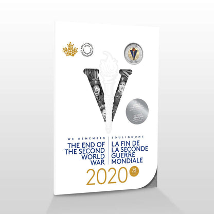 2020 Canada - 5 ¢, 10 ¢, 25 ¢, $1 & $2 - 75th Anniversary of the End of the Second World War
