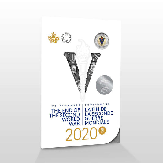 2020 Canada - 5 ¢, 10 ¢, 25 ¢, $1 & $2 - 75th Anniversary of the End of the Second World War