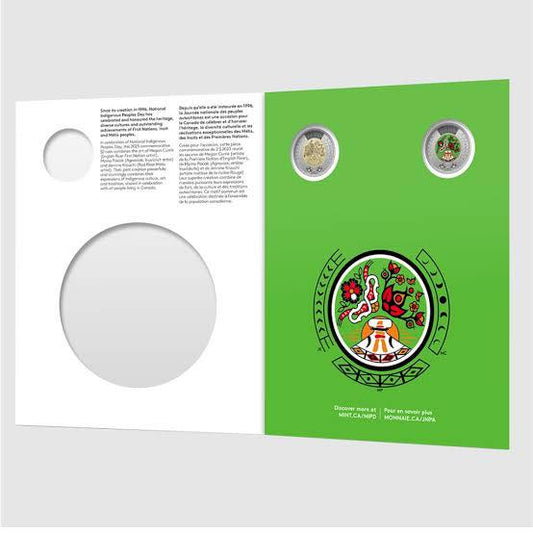 2023 Canada - 5 ¢, 10 ¢, 25 ¢, $1 & $2 - National Indigenous Peoples Day – Honouring First Nations, Inuit, and Métis