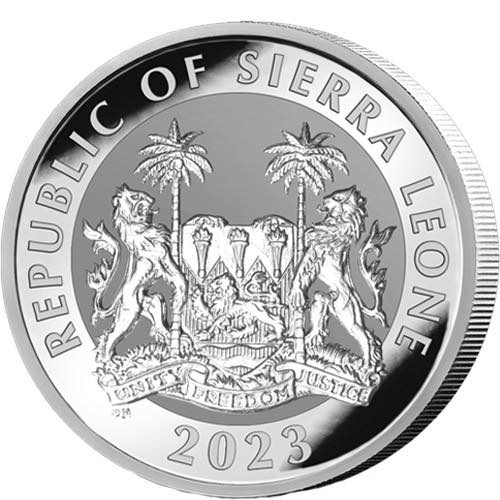 2023 Sierra Leone - Egyptian Gods Series - Ra 1 Oz Silver Coin image 1