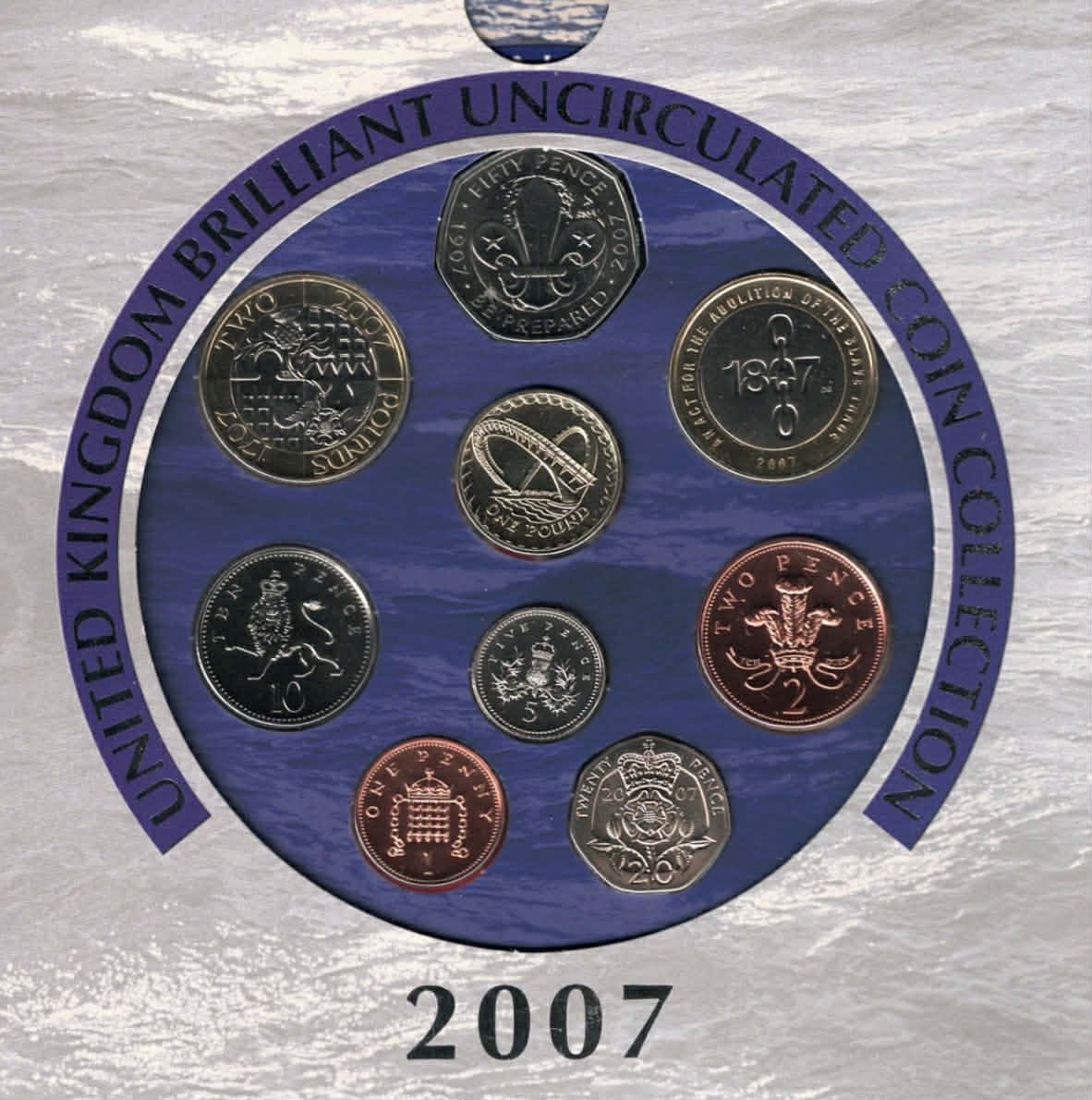 2007 UK - Brilliant Uncirculated Coin Set