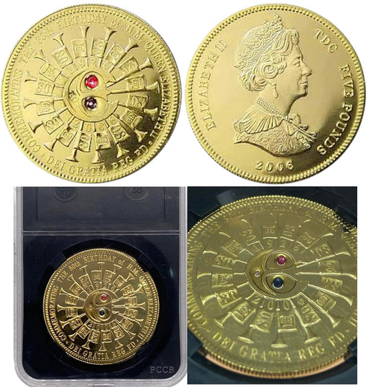 2006 Tristan da Cunha – 5 Pounds - 80th birthday of Her Majesty Queen Elizabeth II