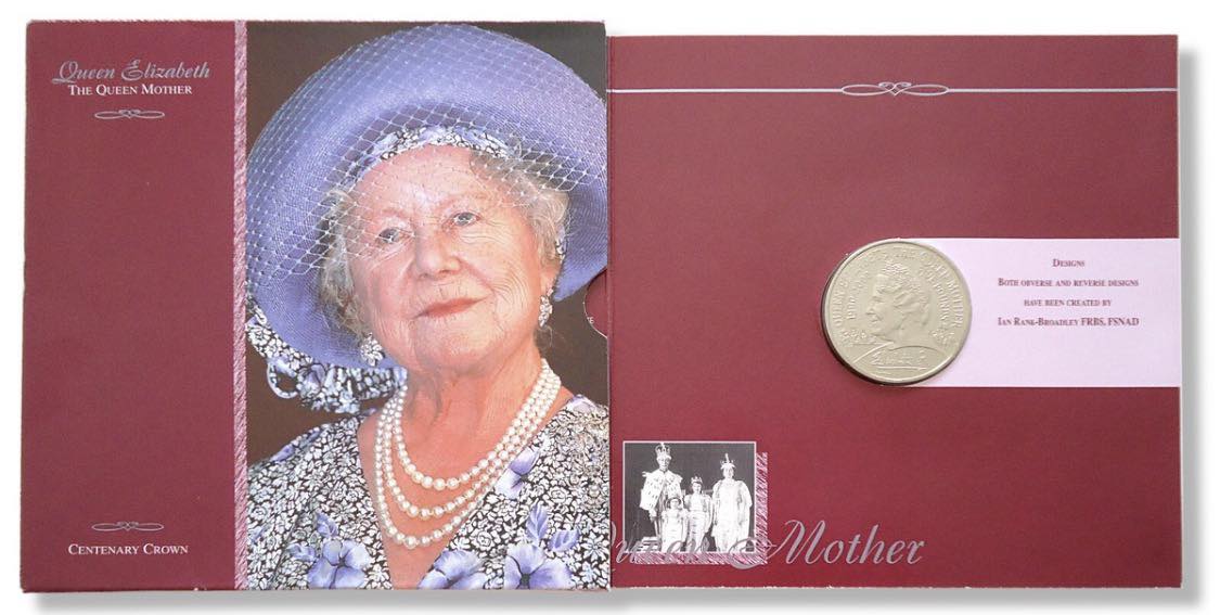 2000 United Kingdom - 5 Pounds - Queen Elizabeth The Queen Mother Centenary Crown