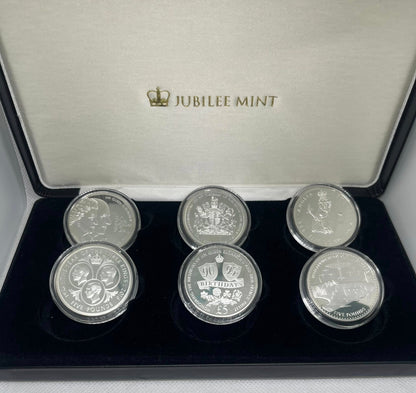 2016 Tristan da Cunha - £5 - Limited Edition Solid Silver Proof £5 – 6-Coin Collection