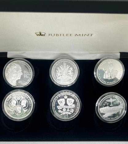 2016 Tristan da Cunha - £5 - Limited Edition Solid Silver Proof £5 – 6-Coin Collection