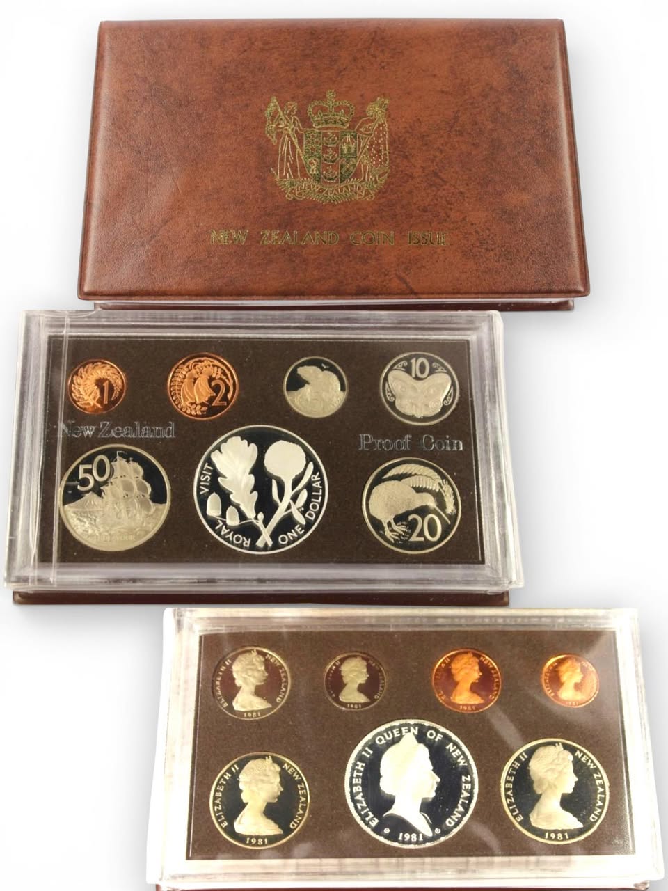 1981 New Zealand - $1 - Silver Dollar Proof Set