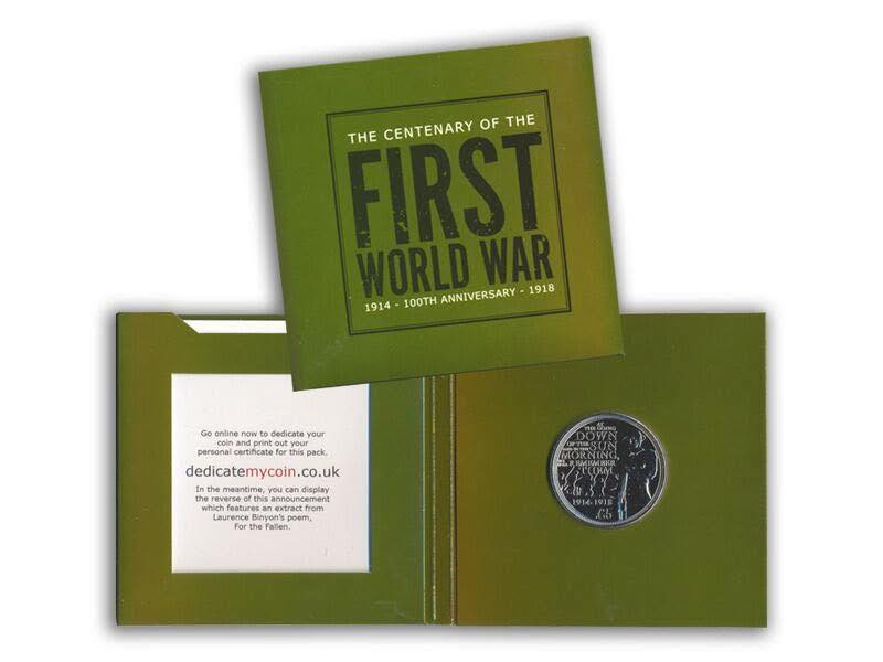 2014 Guernsey – £5 - The Centenary of the First World War