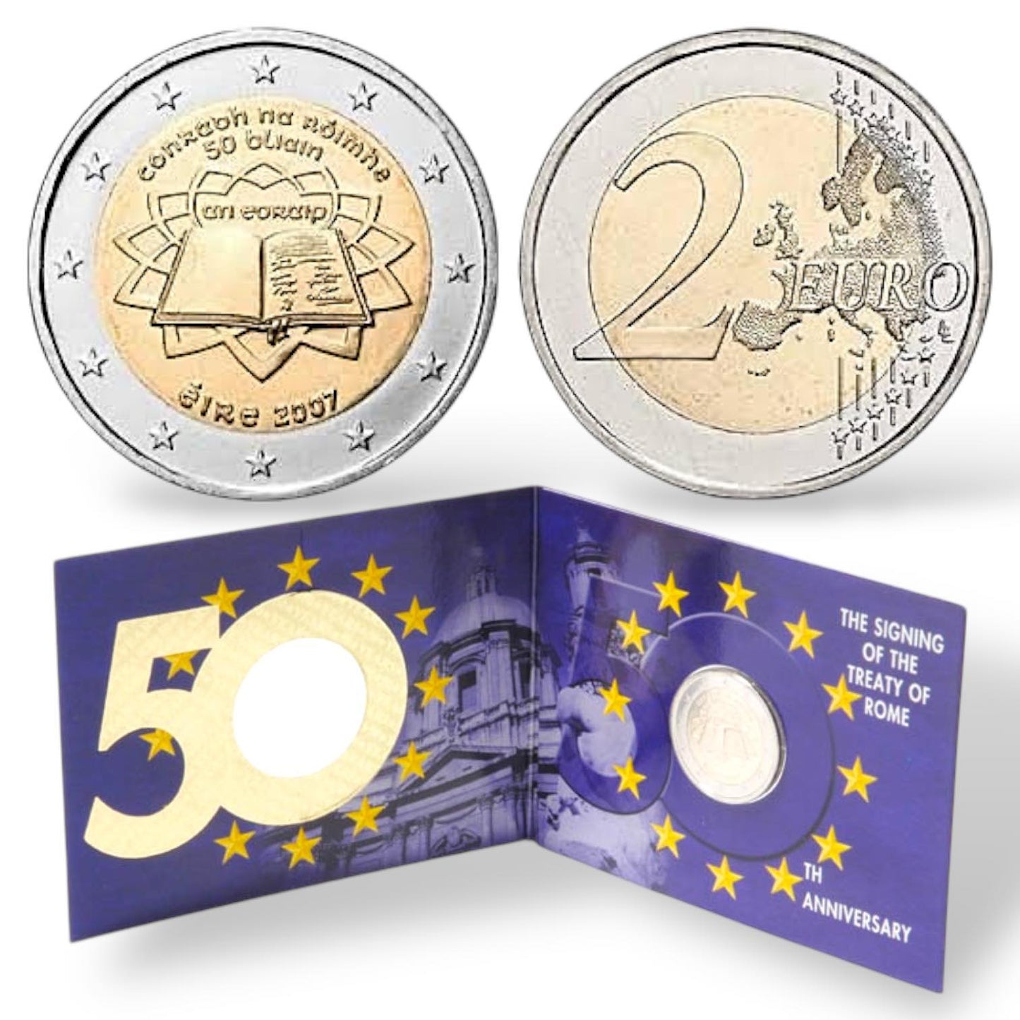 2007 Ireland – 2 Euro - Treaty of Rome 50th Anniversary