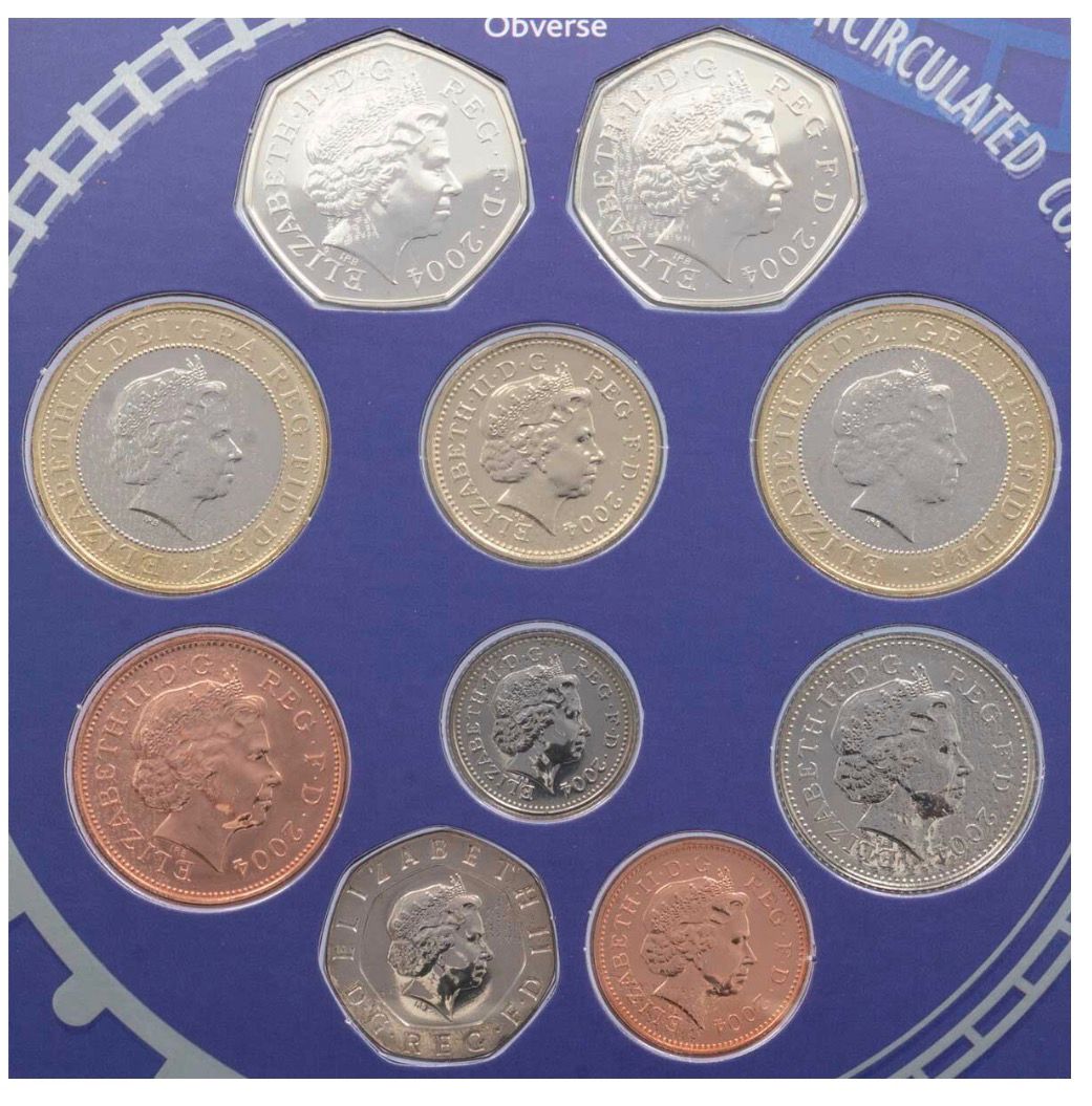 2004 United Kingdom – Brilliant Uncirculated Annual Coin Set