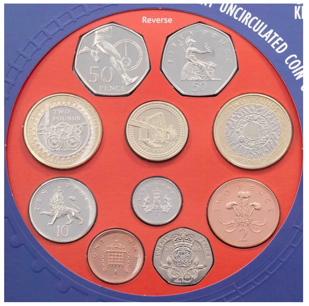 2004 United Kingdom – Brilliant Uncirculated Annual Coin Set