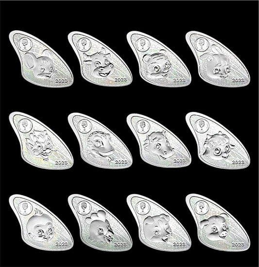 2023 Samoa - 20 Cents - Flying Wing to Wing Zodiac Coin Set (12 Coins)