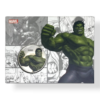 2021 Niue – 2 Dollars - 1 Oz Marvel Classic Superheroes – Hulk