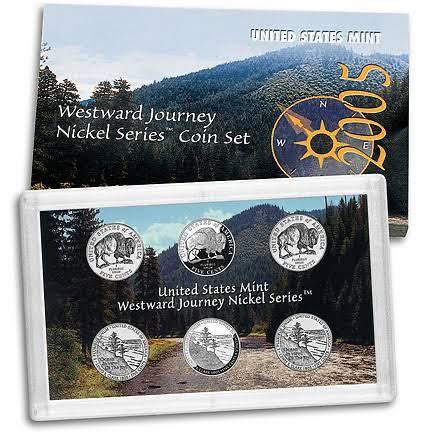 2005 United States – 5 Cents - Westward Journey Nickel Coin Set