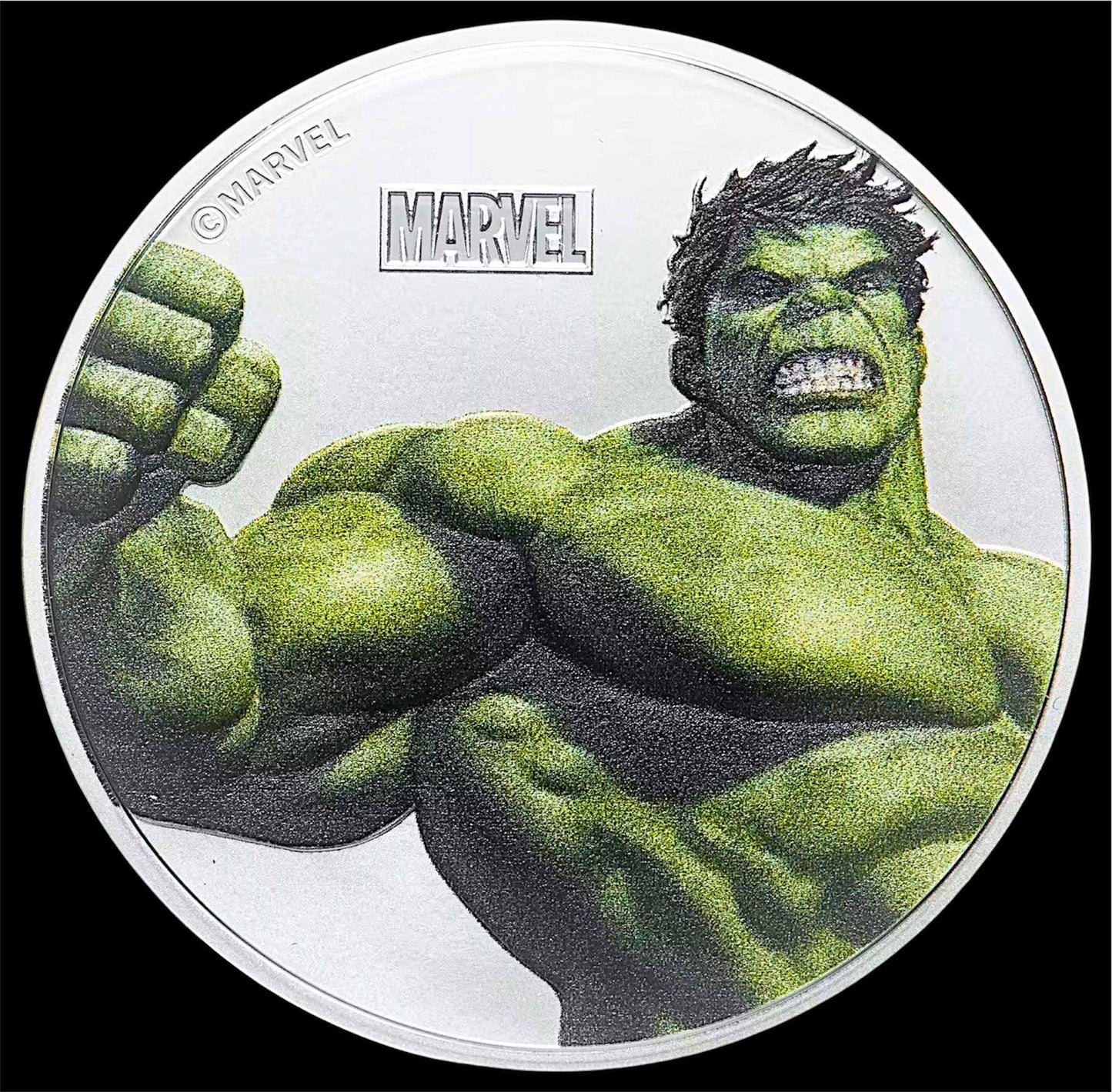 2021 Niue – 2 Dollars - 1 Oz Marvel Classic Superheroes – Hulk