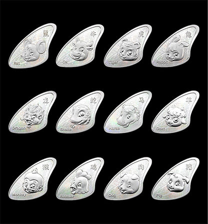 2023 Samoa - 20 Cents - Flying Wing to Wing Zodiac Coin Set (12 Coins)