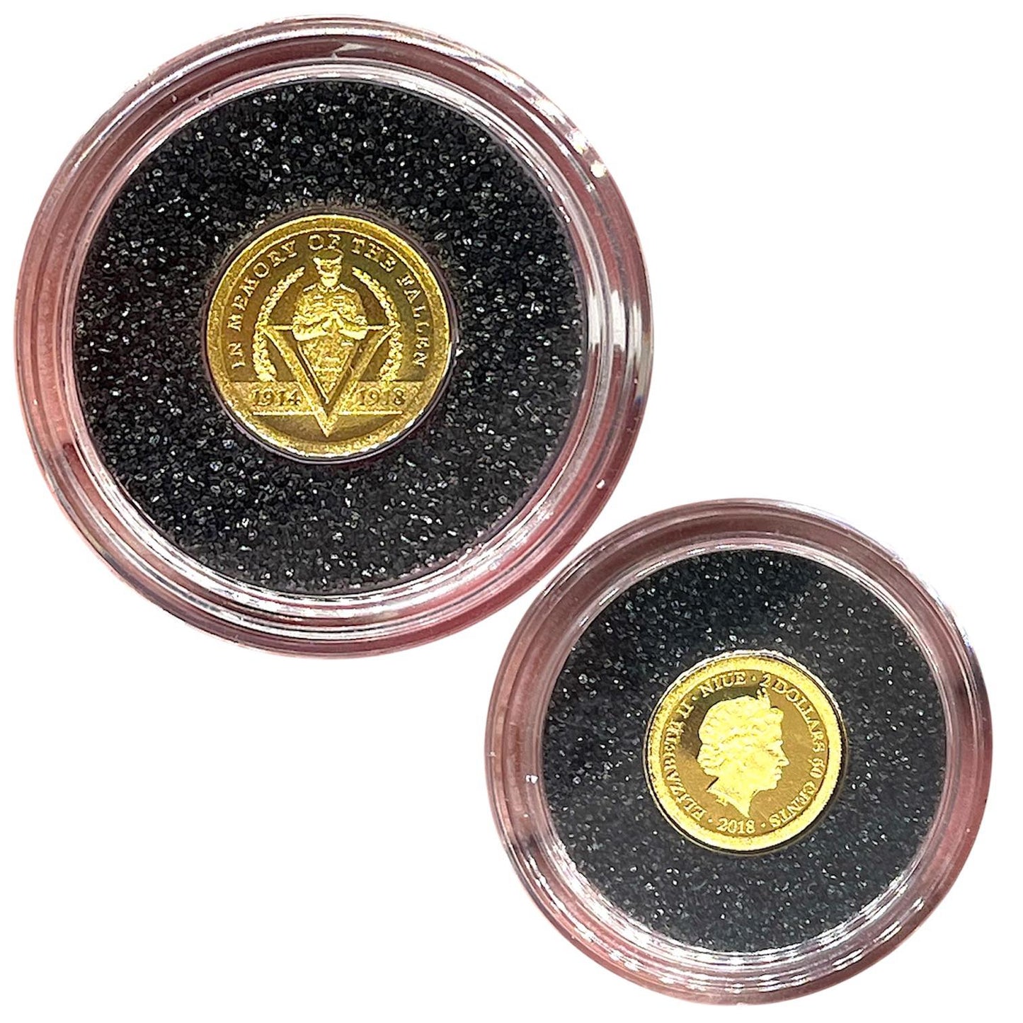 2018 Niue – 2 Dollars 50 Cents - IN MEMORY OF THE FALLEN – WWI CENTENARY GOLD COIN