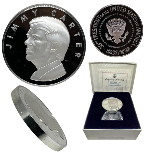 1977 USA - 6 Oz - Jimmy Carter 1977 Presidential Inaugural Medal