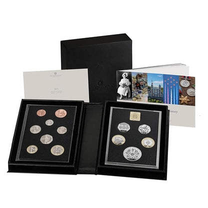 2025 United Kingdom - 5 Commemorative and 8 Definitive Coins Proof Set in Original Royal Mint Pack image 0